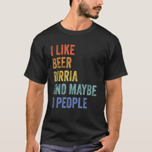 Ik hou van Beer Birria en misschien 3 mensen Tacos T-shirt