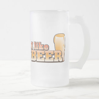 Ik hou van BEER-drink Matglas Bierpul