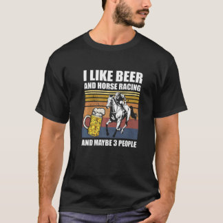 Ik hou van beer- en paardenraces en misschien 3 me t-shirt