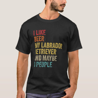 Ik hou van Beer My Labrador Retriever & misschien  T-shirt