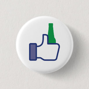 Ik hou van Beer Ronde Button 3,2 Cm