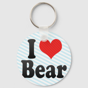 Ik hou van Beer Sleutelhanger
