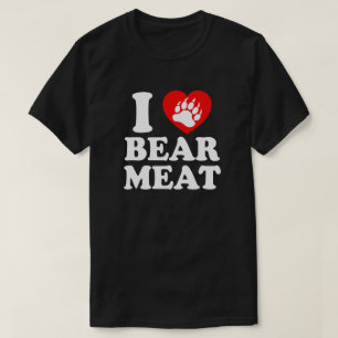 Ik hou van BEER VLEES. T-shirt