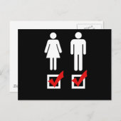 Ik hou van beide - briefkaart (Voorkant / Achterkant)