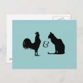 Ik hou van beide briefkaart (Voorkant / Achterkant)