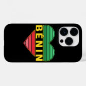 Ik hou van Benin, Beninese hart Case-Mate iPhone Case (Achterkant (horizontaal))