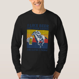 Ik hou van beren- en paardenraces en misschien 3 m t-shirt