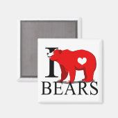 Ik hou van Beren magneten (Voorkant / Achterkant)