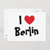 Ik hou van Berlijn Briefkaart (Voorkant / Achterkant)