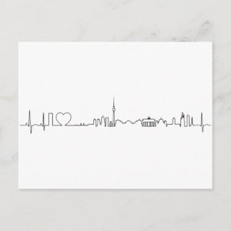 Ik hou van Berlijn (ecg-stijl) souvenir Briefkaart