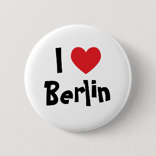 Ik hou van Berlijn Ronde Button 5,7 Cm