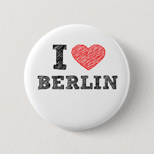 Ik hou van Berlijn Ronde Button 5,7 Cm