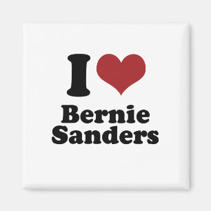 Ik hou van Bernie Sanders voor President Magneet