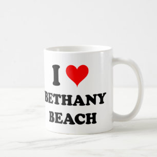 Ik hou van Bethany Beach Koffiemok