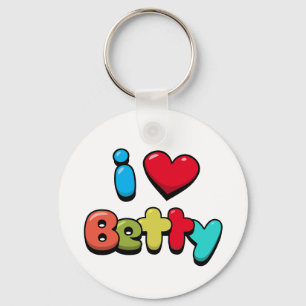 Ik hou van Betty Sleutelhanger