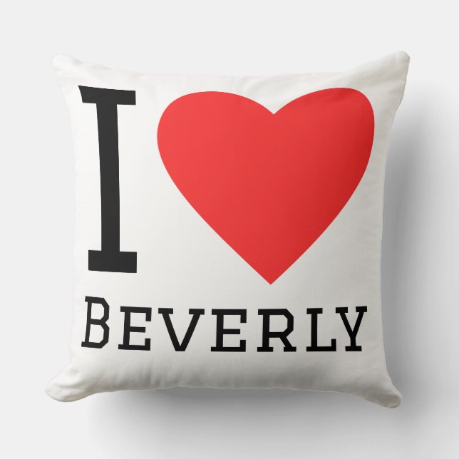 Ik hou van Beverly Kussen (Voorkant)