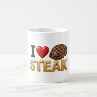 Ik hou van biefstuk - Vleeseter Carnivoor Koffiemok