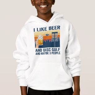 ik hou van bier en disk golf en misschien 3 mensen
