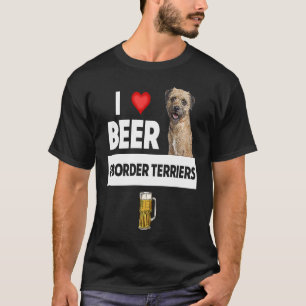 Ik hou van bier en Grenswerpers Dog Mam Pap Drinki T-shirt