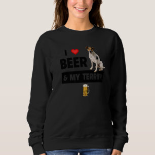 Ik hou van bier en mijn Jack Russell Terrier mama  Trui