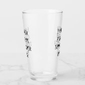 Ik hou van bier en misschien drie andere mensen pi glas (Links)