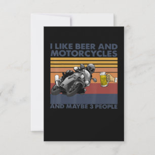 Ik hou van bier en motorfietsen - motorfietsen