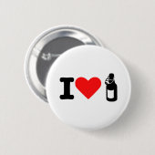 Ik hou van bier ronde button 5,7 cm (Voorkant /achterkant)