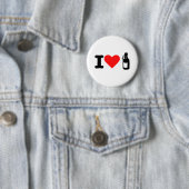 Ik hou van bier ronde button 5,7 cm (In situ)