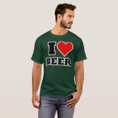 Ik hou van bier t-shirt (Voorkant volledig)