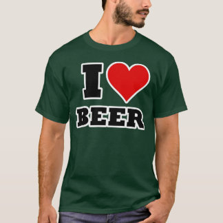 Ik hou van bier t-shirt