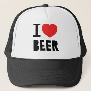 Ik hou van bier trucker pet