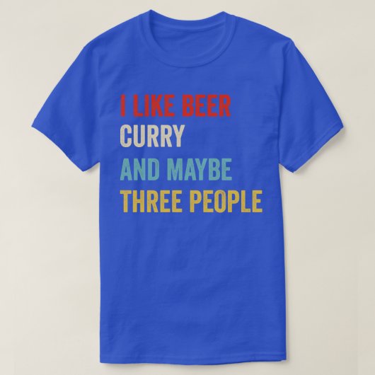 Ik hou van biercurry t-shirt (Design voorkant)