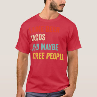 Ik hou van biertaco's t-shirt