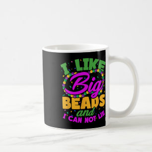 Ik hou van Big Beads en ik kan niet van Funny Mard Koffiemok