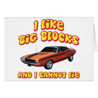 Ik hou van Big Blocks en ik kan Dodge Challenger n
