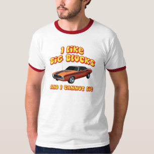 Ik hou van Big Blocks en ik kan Dodge Challenger n T-shirt