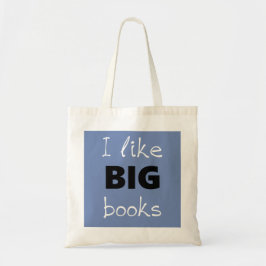 Ik hou van BIG Books Canvas tas