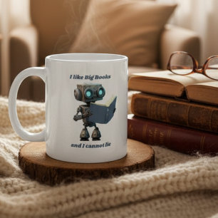 Ik hou van Big Books en ik kan niet liegen Koffiemok