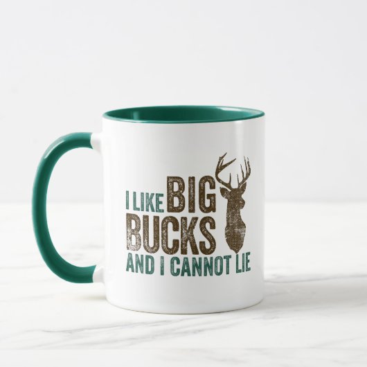 Ik hou van Big Bucks Coffee Mok (Links)