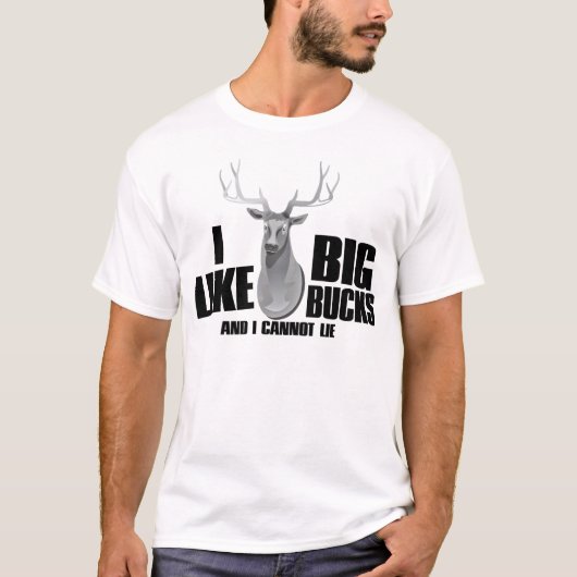 Ik hou van Big Bucks T-Shirts (Voorkant)