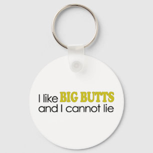 Ik hou van Big Butts Sleutelhanger