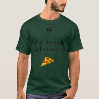 Ik hou van Big Carbs en ik kan niet van grappige P T-shirt