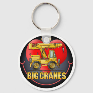 Ik hou van Big Cranes Sleutelhanger