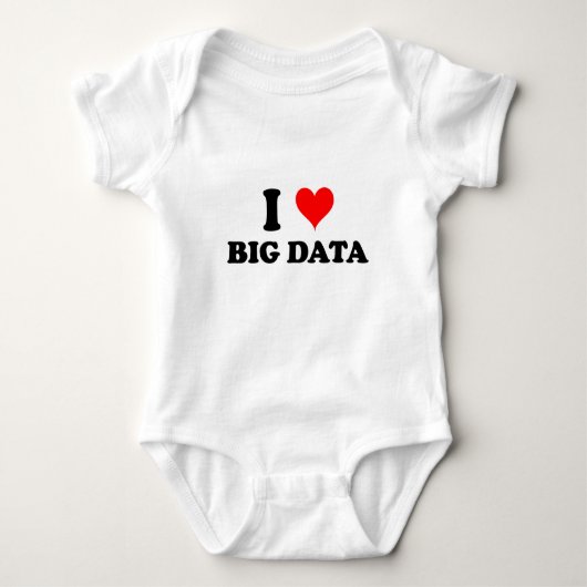 Ik hou van Big Data Romper (Voorkant)
