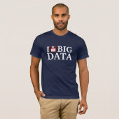 Ik hou van Big Data T-shirt (Voorkant volledig)