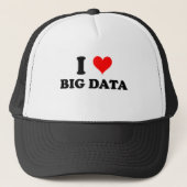 Ik hou van Big Data Trucker Pet (Voorkant)