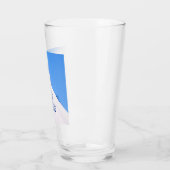 Ik hou van Big Dpomp Snow Ski Downhill Glas (Links)