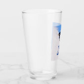 Ik hou van Big Dpomp Snow Ski Downhill Glas (Rechts)