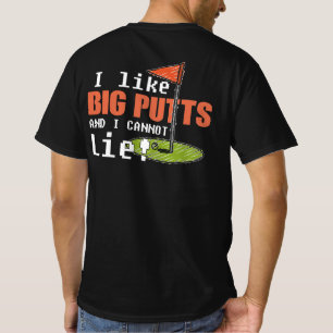 Ik hou van Big Putts en ik kan Golf Grapy Sport ni T-shirt