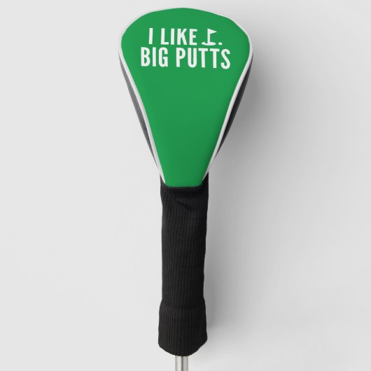 Ik hou van Big Putts Golfheadcover (Voorkant)
